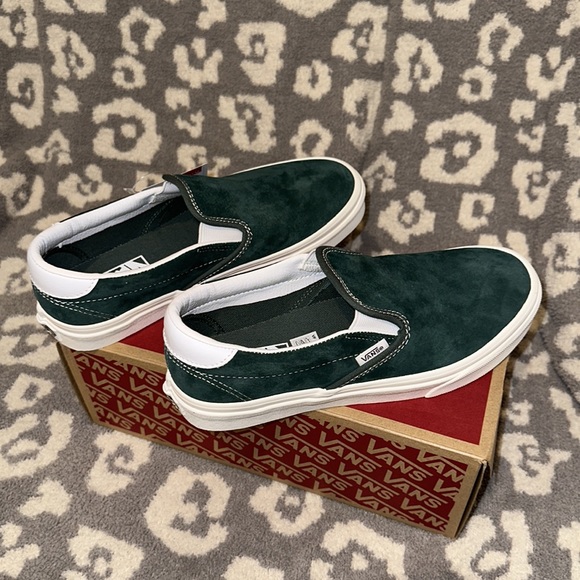 New Vans Slip-On 59  in Jungle Green & Snow White 😍 - Picture 6 of 17
